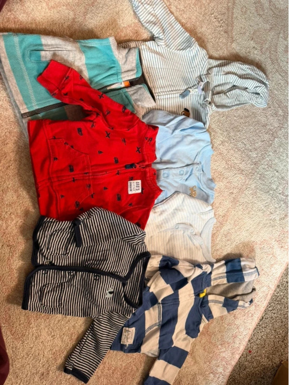 Baby Boy Sweatshirts Vest Bundle Newborn